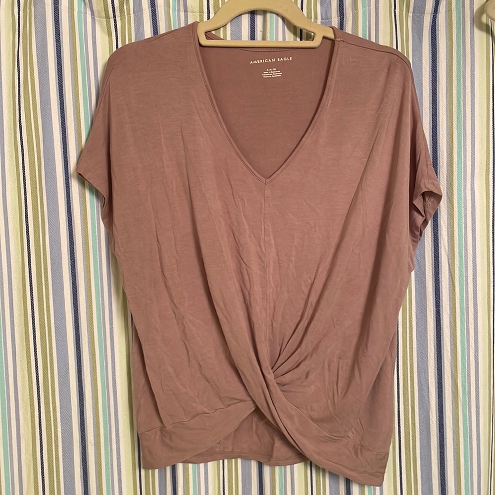 American eagle loose top (S) brown